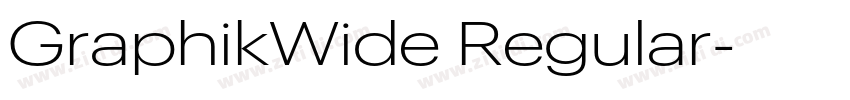 GraphikWide Regular字体转换